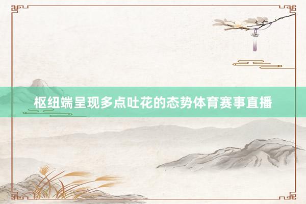 枢纽端呈现多点吐花的态势体育赛事直播